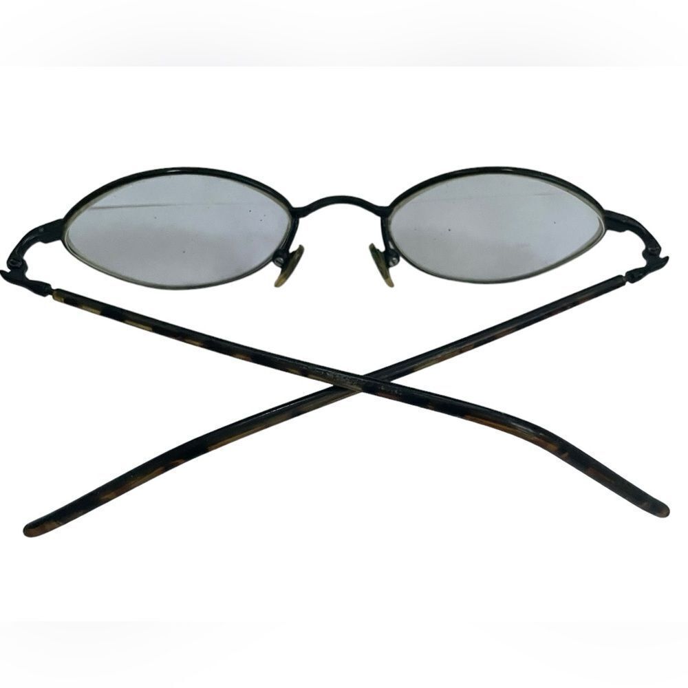 BADA Rare Vintage BL 1744 5BLK Black & Brown Metal Frame Glasses - Picture 2 of 9
